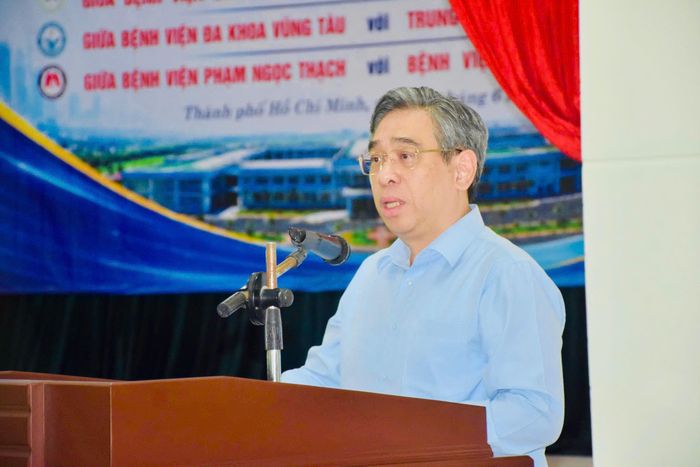  Đồng chí Nguyễn Phước Lộc phát biểu chỉ đạo tại buổi lễ. 