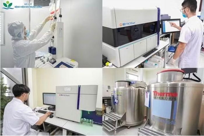 Hệ thống phân tách tế bào ngoài cơ thể theo công nghệ từ tính và hệ thống lưu trữ, xử lý tế bào gốc hiện đại tại Trung tâm Y học tái tạo và Trị liệu tế bào