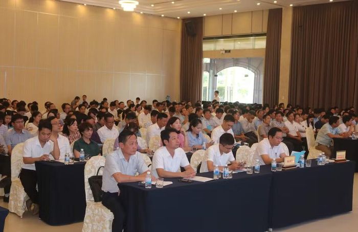 Đại biểu tham dự Hội nghị tập huấn nghiệp vụ tổ chức coi thi tốt nghiệp THPT năm 2026 tại Quảng Trị.