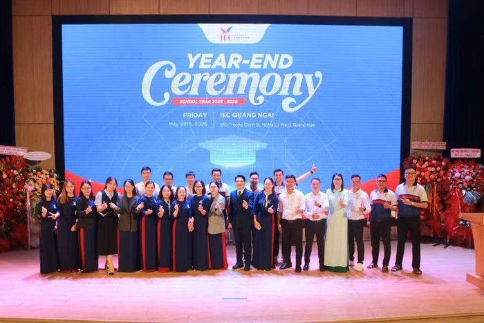 Đội ngũ giáo viên Trung học IEC Quảng Ngãi.