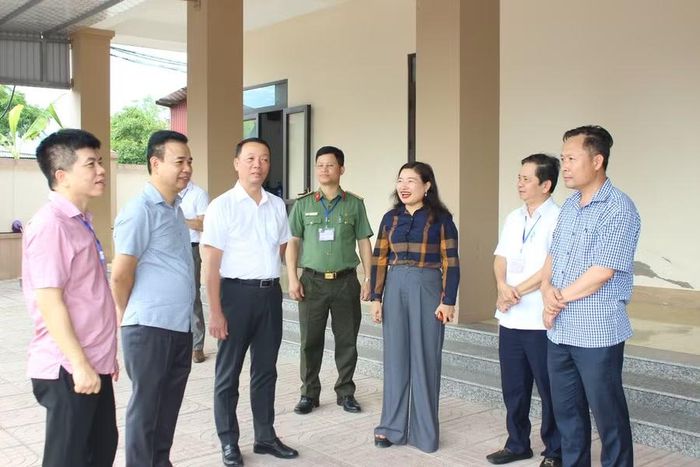 Khu vực in sao đề thi được kiểm tra, rà soát kỹ các điều kiện bảo mật theo quy định.