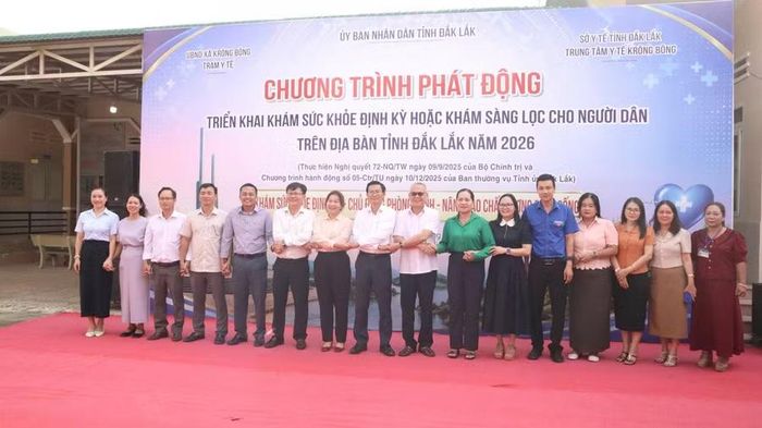Lễ phát động tại xã Krông Bông, tỉnh Đắk Lắk.