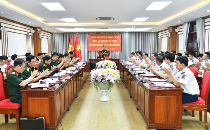 Quang cảnh hội nghị kết luận kiểm tra.