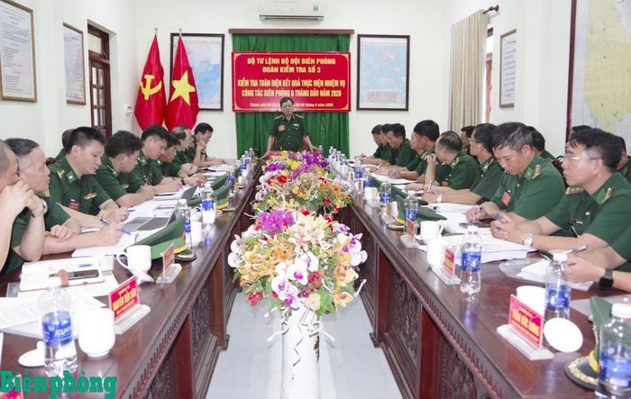 Toàn cảnh buổi kết luận kiểm tra. Ảnh: Lê Khoa