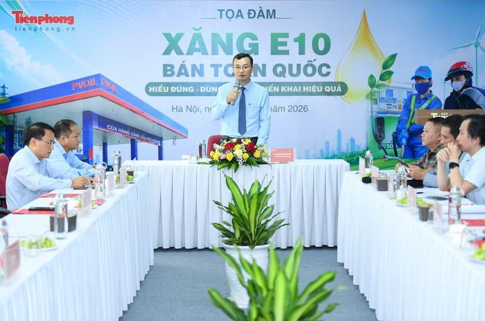 Tọa đàm "Xăng E10 bán toàn quốc: Hiểu đúng, dùng đúng, triển khai hiệu quả" sáng 5/6 do báo Tiền Phong tổ chức với sự tham gia của nhiều đại biểu.