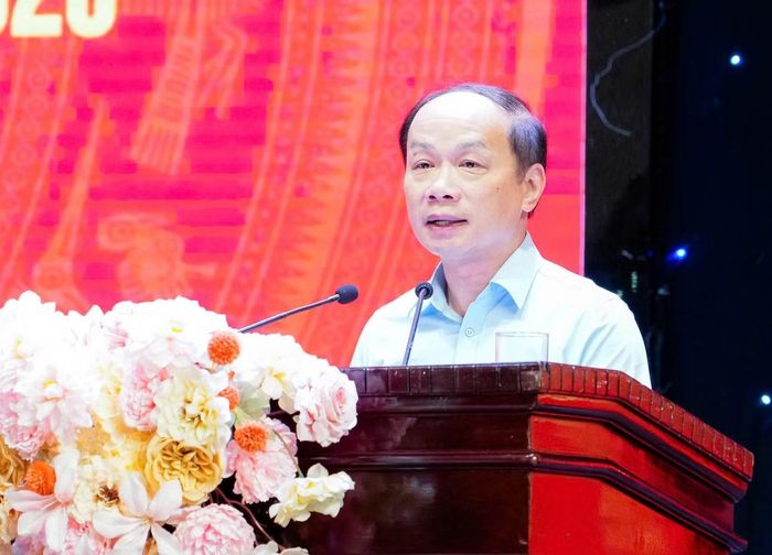 Phó Trưởng Ban Thường trực Ban Tuyên giáo và Dân vận Trung ương Phạm Tất Thắng phát biểu khai mạc.