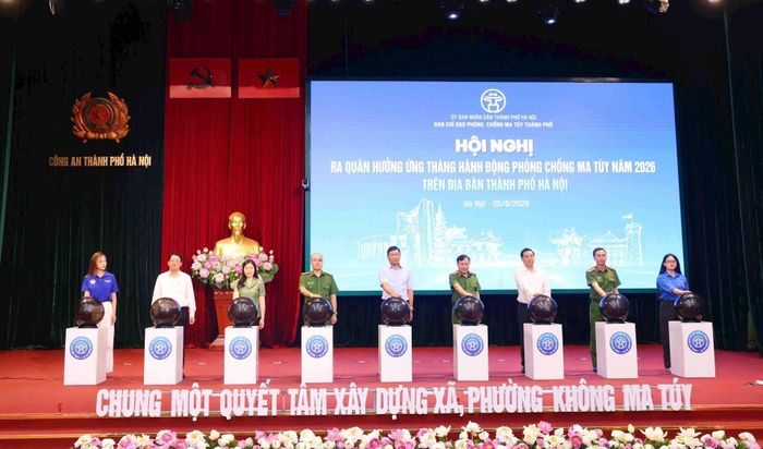 Các đại biểu tham dự hội nghị phát động ra quân tháng hành động phòng chống ma túy 2026.