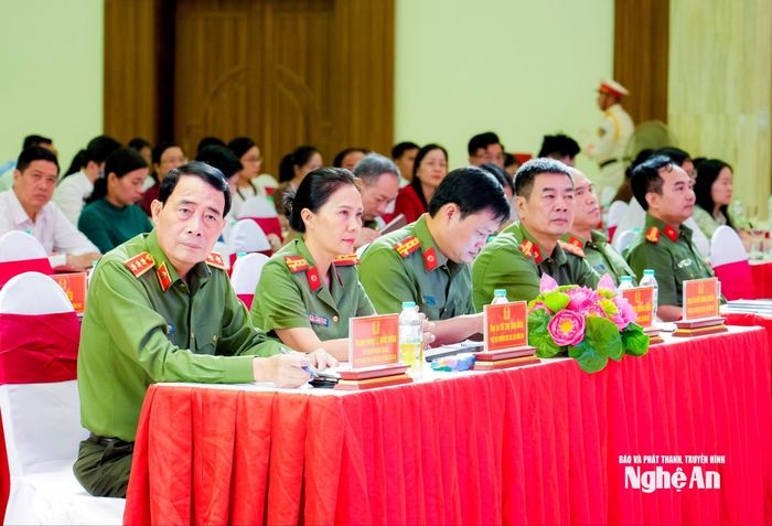Đại biểu Đảng ủy Công an Trung ương, Bộ Công an dự hội nghị. Ảnh: Phạm Bằng