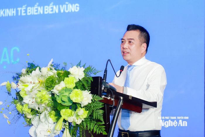 Thứ trưởng Bộ Nông nghiệp và Môi trường Đặng Ngọc Điệp phát biểu tại hội thảo. Ảnh: Thành Duy
