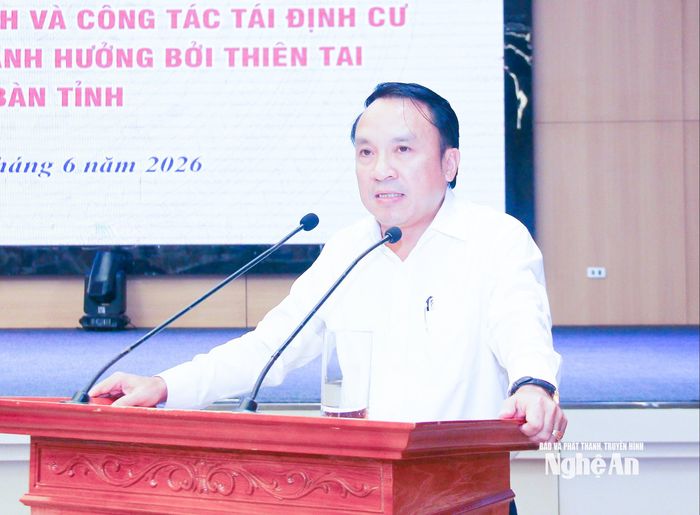 Đồng chí Dương Đình Chỉnh - Ủy viên Ban Thường vụ Tỉnh ủy, Phó Chủ tịch Thường trực HĐND tỉnh kết luận tại phiên giải trình. Ảnh: Mai Hoa