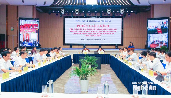 Quang cảnh phiên giải trình. Ảnh: Mai Hoa