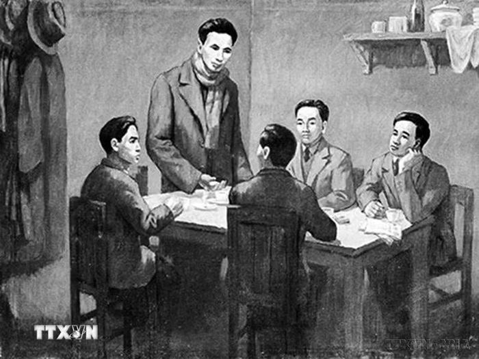 Từ ngày 6/1 - 7/2/1930, Hội nghị hợp nhất các tổ chức Cộng sản thành lập Đảng Cộng sản Việt Nam họp ở bán đảo Cửu Long, thuộc Hong Kong (Trung Quốc) dưới sự chủ trì của đồng chí Nguyễn Ái Quốc thay mặt cho Quốc tế Cộng sản. (Ảnh: Tư liệu/TTXVN phát)