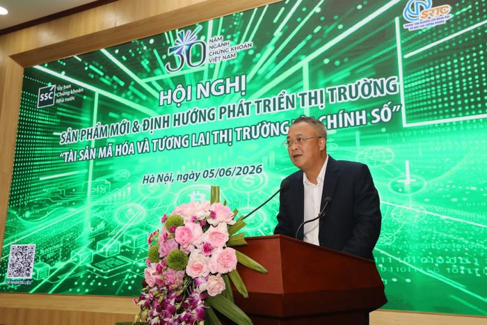 Ông Bùi Hoàng Hải, Phó chủ tịch Ủy ban Chứng khoán Nhà nước cho biết các doanh nghiệp đang rất tích cực hoàn thiện hệ thống công nghệ và tìm kiếm đối tác có kinh nghiệm vận hành quốc tế. (Ảnh: Vietrnam+)