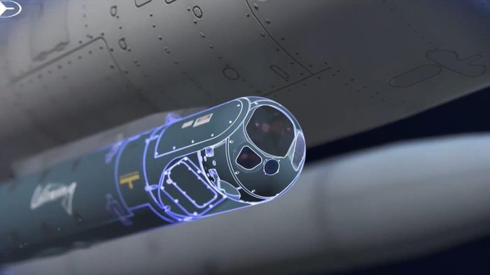 Hệ thống ngắm mục tiêu Litening 5. Ảnh: Rafael Advanced Defense Systems