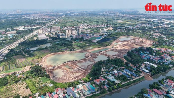 Hồ điều hòa Thụy Phương 2 tại phường Đông Ngạc với tổng mức đầu tư hơn 700 tỷ đồng được khởi công vào tháng 2/2026.