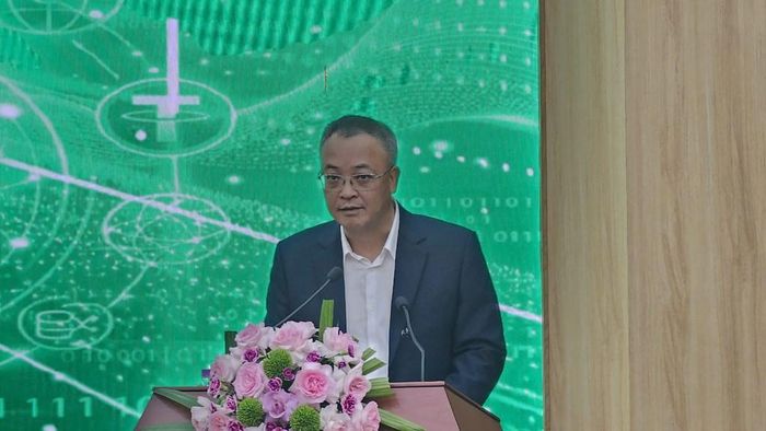 Phó Chủ tịch Ủy ban Chứng khoán Nhà nước, ông Bùi Hoàng Hải phát biểu tại hội nghị. Ảnh: Văn Giáp/Bnews/vnanet.vn
