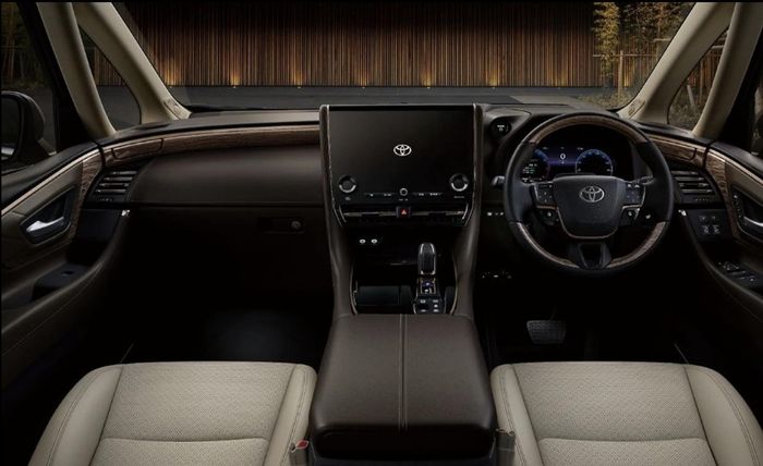 Chi tiết ốp mạ đồng trở thành trang bị tiêu chuẩn trên Alphard. Ảnh: Carscoops