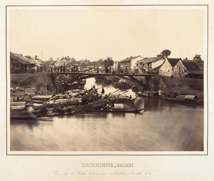 Chợ Lớn ngày ấy được chụp bởi nhiếp ảnh gia người Pháp Émile Gsell, khoảng năm 1866. Ảnh: Flickr Manh Hai.