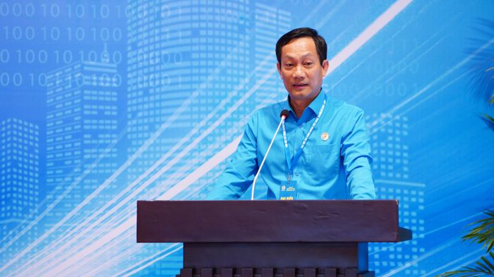 Chủ tịch Công đoàn Công Thương Việt Nam Lê An Hải được bầu làm Ủy viên Ban Chấp hành Tổng Liên đoàn Lao động Việt Nam khóa XIV và Ủy viên Ban Thường vụ Tổng Liên đoàn Lao động Việt Nam khóa XIV. Ảnh Thái Mạnh
