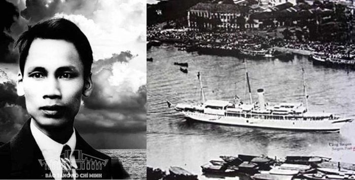 Ngày 5/6/1911, người thanh niên yêu nước Nguyễn Tất Thành đặt chân lên con tàu Amiral Latouche Treville tại bến cảng Nhà Rồng ra đi tìm đường cứu nước. Ảnh tư liệu