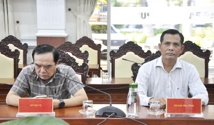 Đại biểu dự họp tại điểm cầu tỉnh An Giang.