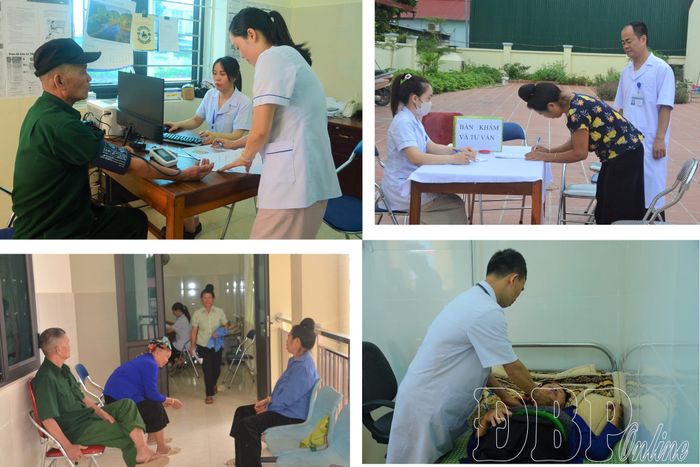 Tổ chức khám sức khỏe miễn phí cho nhân dân xã Thanh Nưa.