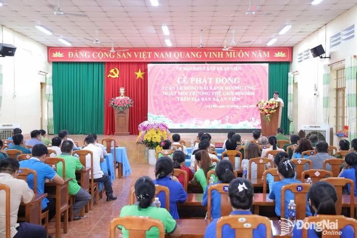 Quang cảnh buổi lễ phát động. Ảnh: Thu Bồn