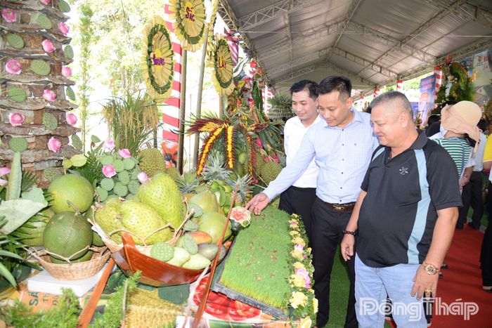 Người dân đến tham quan các tác phẩm tại hội thi.