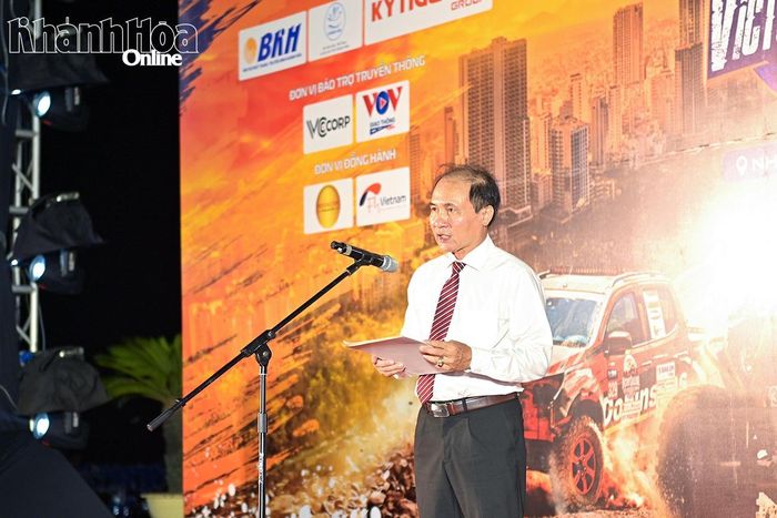 Ông Nguyễn Tuấn Thanh - Phó Giám đốc Sở Văn hóa, Thể thao và Du lịch phát biểu tại lễ khai mạc.