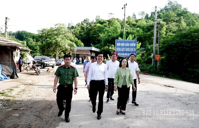  Đoàn công tác kiểm tra thực tế tại xã Quốc Việt