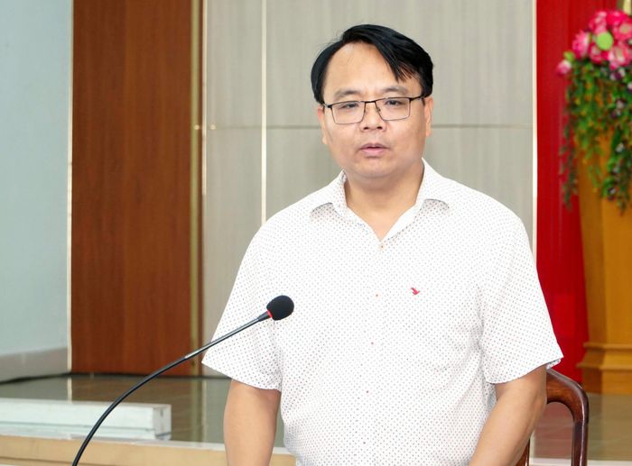 Phó Bí thư Thường trực Tỉnh ủy Lâm Đồng Đặng Hồng Sỹ phát biểu chỉ đạo tại buổi làm việc