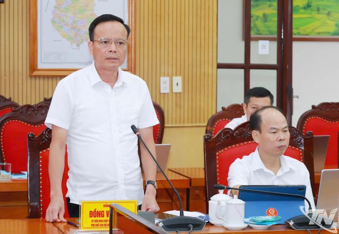 Các đại biểu phát biểu tại Hội nghị.