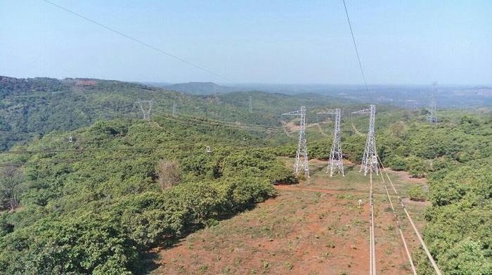 Khoảng cột 3033-3034 đường dây 500kV Đắk Nông - Cầu Bông