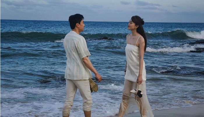 Cảnh quay của Quốc Trường, Tiểu Vy trong phim.