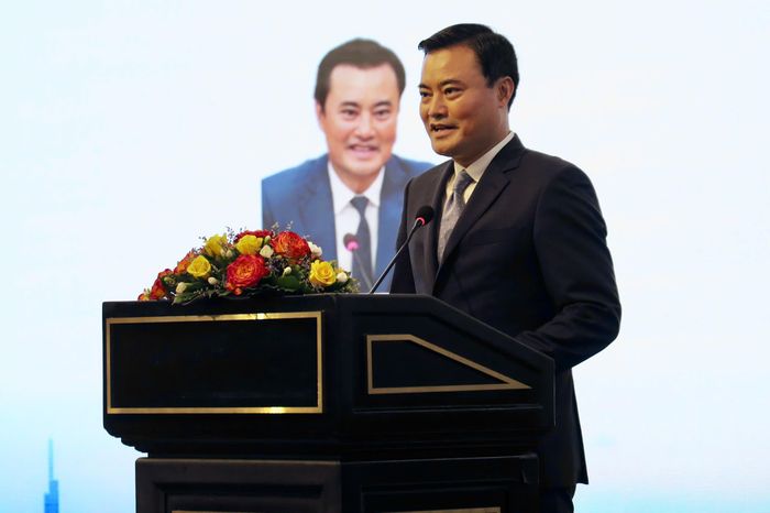Phó chủ tịch UBND TP Bùi Xuân Cường phát biểu.