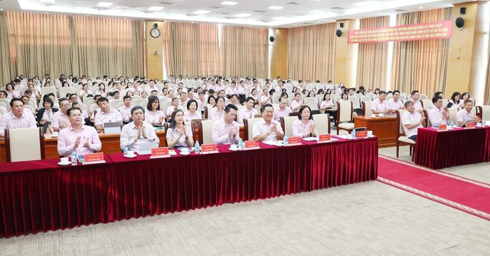 Buổi họp giao ban tại điểm cầu Hội sở chính