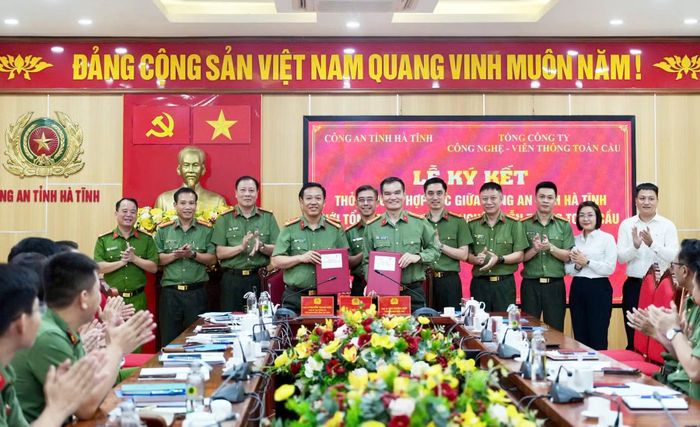 Tổng công ty GTEL ký kết hợp tác với Công an tỉnh Hà Tĩnh nhằm đẩy mạnh chuyển đổi số, ứng dụng công nghệ phục vụ công tác Công an tại địa phương.