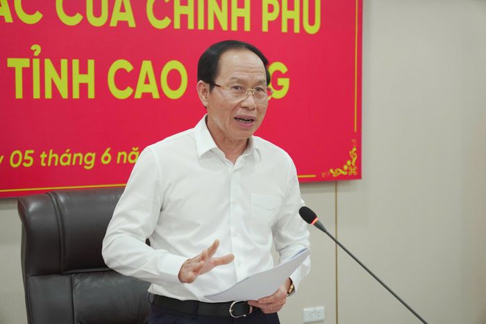 Phó Thủ tướng Chính phủ Lê Tiến Châu phát biểu chỉ đạo.