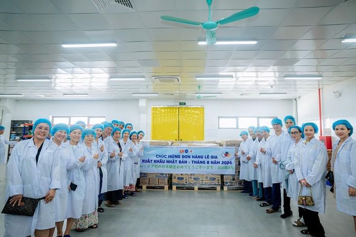 Lô hàng nước mắm Lê Gia xuất khẩu sang thị trường Nhật Bản.