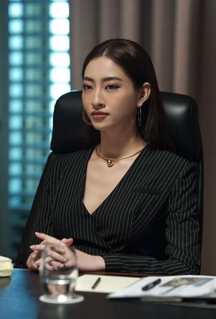 Hình tượng nhân vật của hoa hậu Lương Thùy Linh trong Chiếm đoạt.