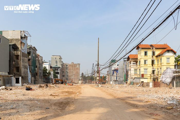 Hiện phần lớn nhà cửa, công trình thuộc diện thu hồi đã được phá dỡ, trả lại mặt bằng phục vụ thi công.