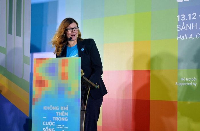Bà Silvia Danailov, Trưởng đại diện UNICEF Việt Nam.