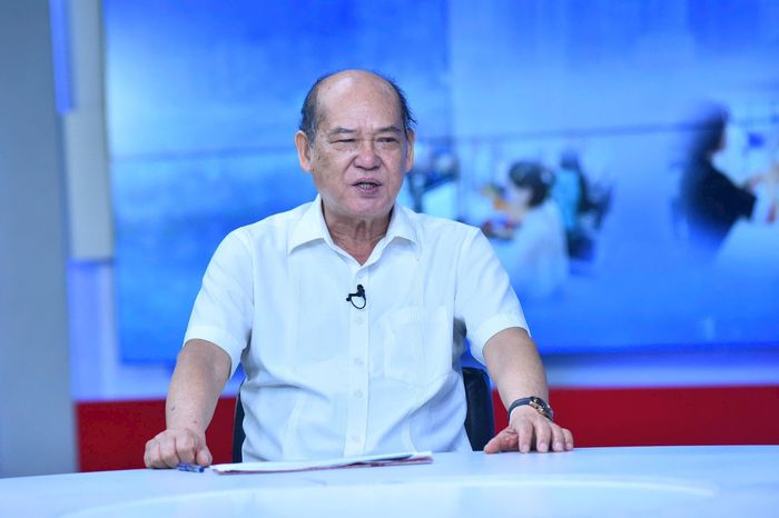 Ông Nguyễn Đức Hà trao đổi tại Chương trình. Ảnh: Phan Anh