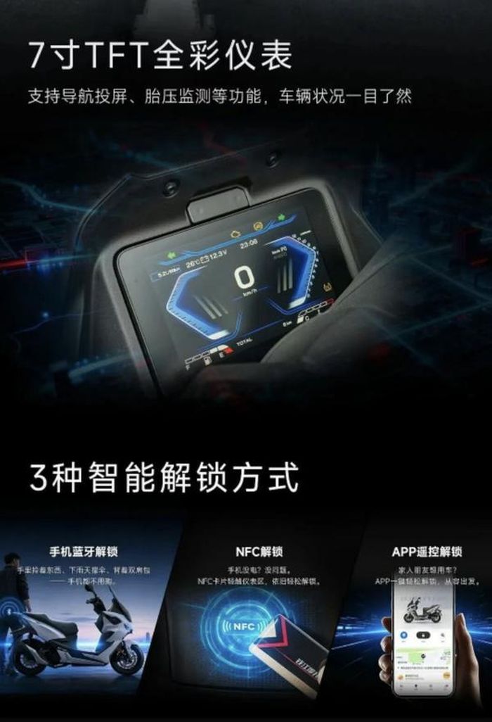 Chiếc xe cũng không hề thiếu các tính năng thông minh