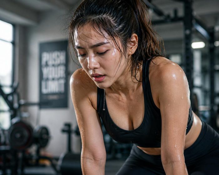 Phần lớn số cân nặng mất đi ngay sau tập là nước...