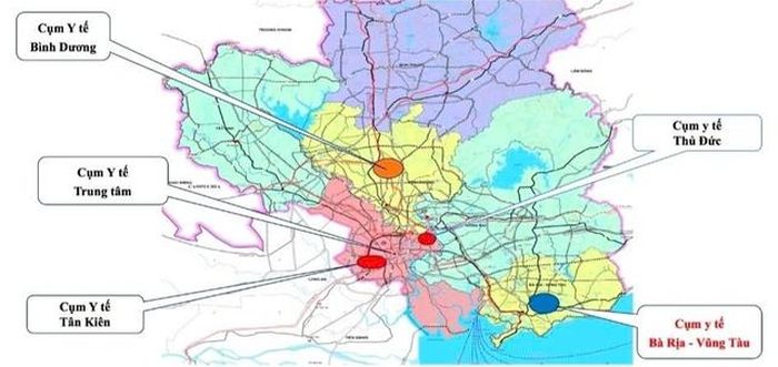 Bà Rịa - Vũng Tàu sẽ là 1 trong 5 cụm y tế chuyên sâu của TPHCM. Ảnh: SYT.