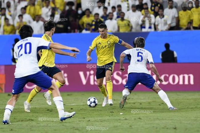  Chân sút của Al Nassr vẫn còn nhiều khát khao chinh phục đỉnh cao World Cup. Ảnh: EPA. 