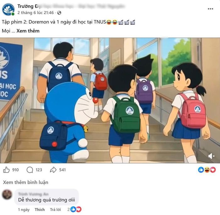 Nhiều ý kiến đánh giá video lấy hình tượng nhân vật Doraemon cùng nhóm bạn là cách thể hiện mới mẻ, dễ thương song cần xem xét vấn đề trên phương diện pháp lý