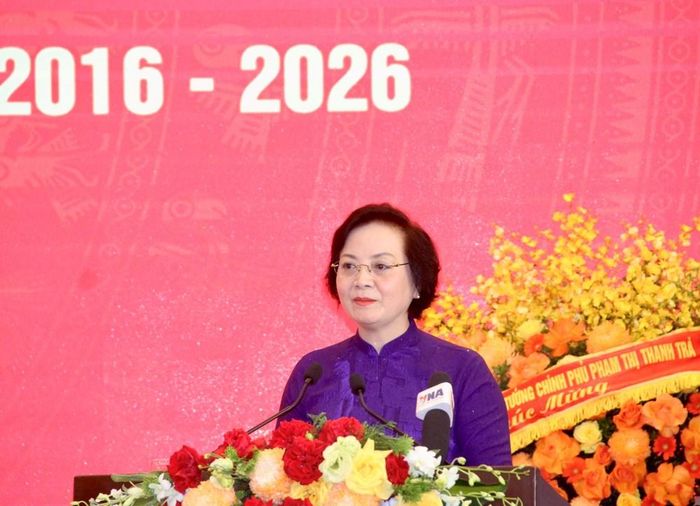 Phó Thủ tướng Phạm Thị Thanh Trà phát biểu tại Hội nghị