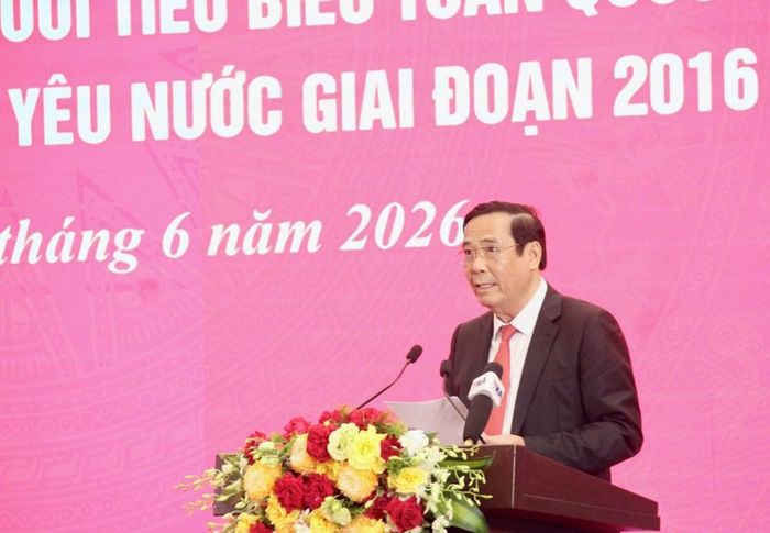 Chủ tịch Hội Người cao tuổi Việt Nam Nguyễn Thanh Bình phát biểu khai mạc Hội nghị